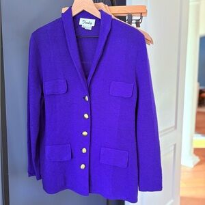 Vintage Toula Sweater Blazer 10